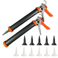 Sausage Caulking Gun,20 oz Sausage Foil Pack/10 oz Cartridge Adhesi... Fast Ship