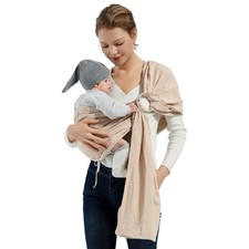 Shiaon Baby Ring Sling Wrap Carrier - Lightweight Cotton for Infants  Toddlers