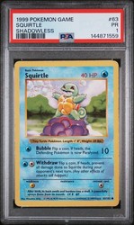 Squirtle 63/102 Base Set Shadowless Pokemon