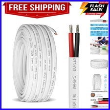 8 Gauge Marine Wire 8 AWG 10ft Duplex Marine Grade Wire Tinned Copper Oxygen-...