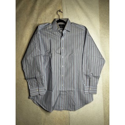 Polo Ralph Lauren Regent Classic Fit Striped Dress Shirt Mens 17-33 Blue Pink