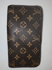 Portafoglio lungo Louis Vuitton monogramma doppia zip