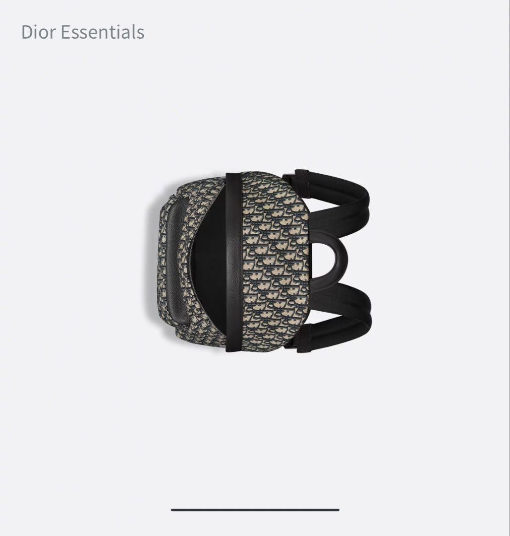 Dior Oblique Allover Pattern Backpack Rucksack Na… - image 6