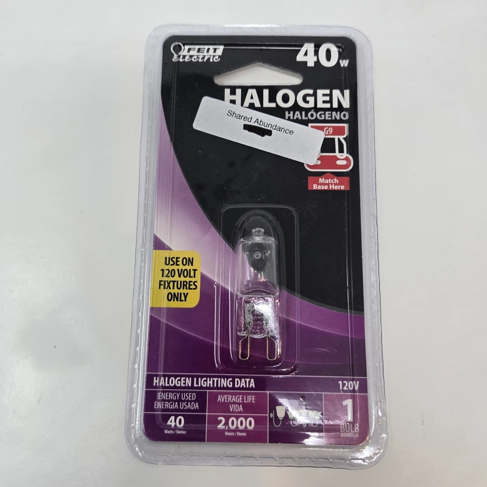 Feit Electric 40 Watt Halogen LED Bulb G9 Base 120 Volt - 6 PACK - Image 2 of 3