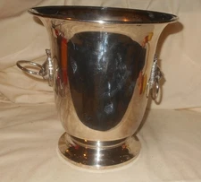Vtg Kent Silversmiths Silverplate Champagne Ice Bucket 9.25"- Original Sticker