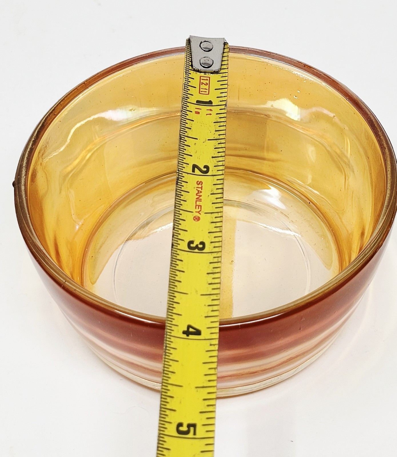 1940's Jeanette Marigold Carnival Glass Scottie  Dog Powder Trinket Candy Dish