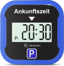 Elektronische Parkscheibe Solarpanel digitale Parkuhr KBA-Zulassung + Batterie