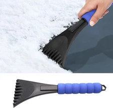 Ice Scraper for Car Windshield Snow Brush Foam Handle
