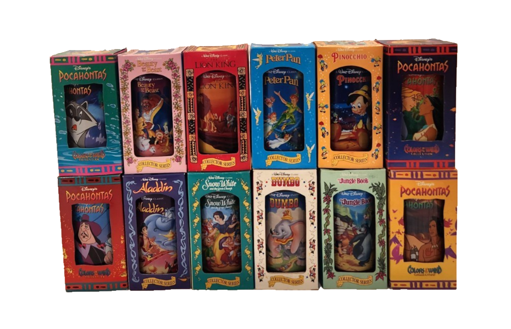 Walt Disney Collector Series Cups Glasses Burger King Complete Set of 12  1994 | eBay
