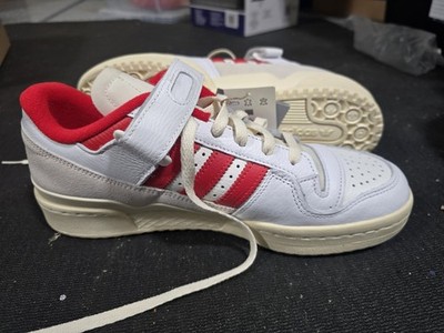 adidas Forum 84 Low Casual Shoes White Red Men's Size 9