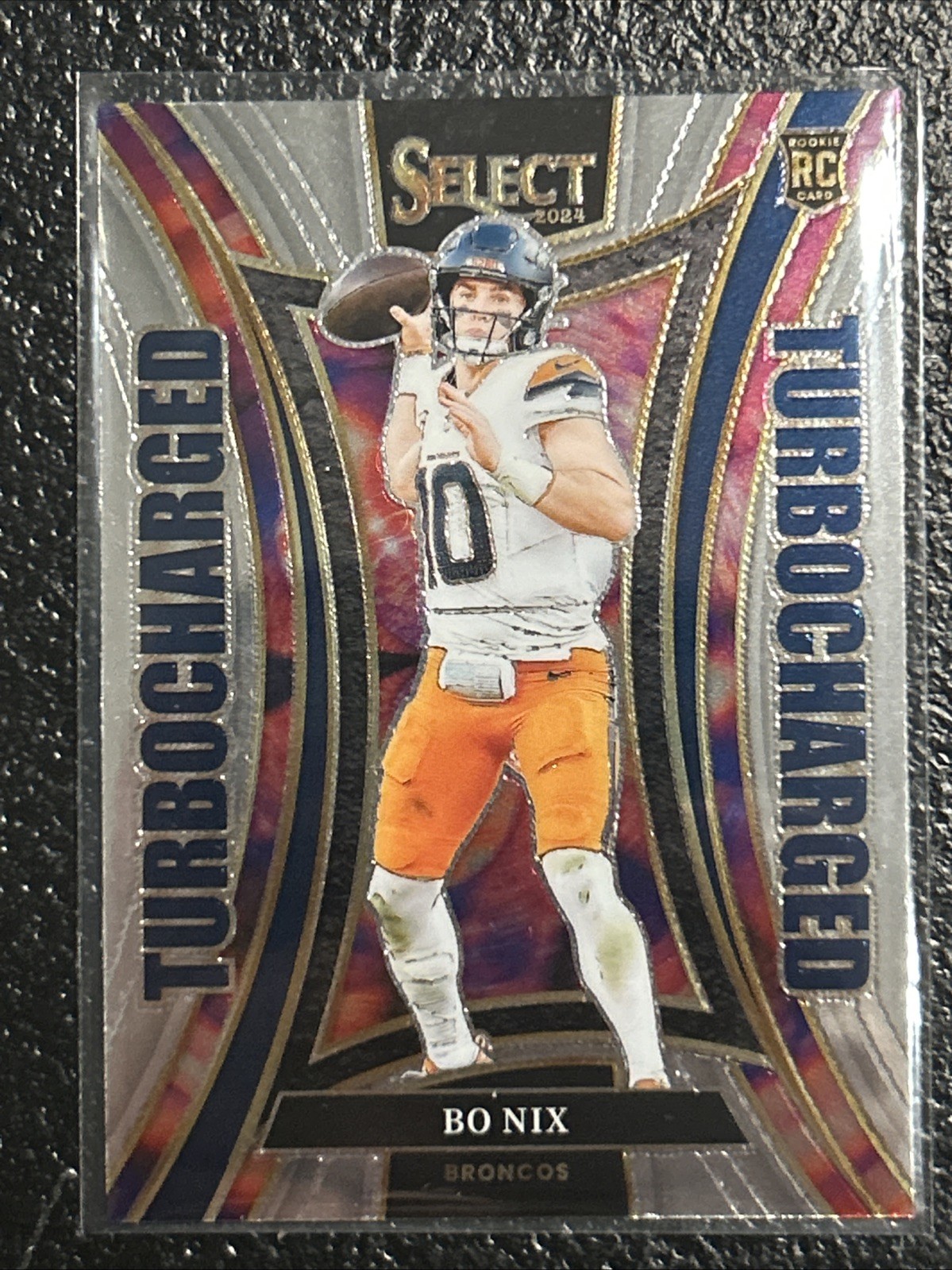 2024 Panini Select - Turbocharged Bo Nix #16 (RC)