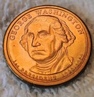 2007-D Presidential Dollar George Washington — photo from another recent sale