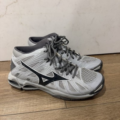 Mizuno Men Wave Tornado X2 Light Grey Volleyball Shoes , Athletic Shoes, 8.5