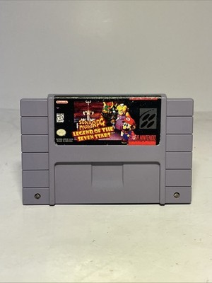 Super Mario RPG Legend of the Seven Stars (Super Nintendo SNES)  Authentic Read
