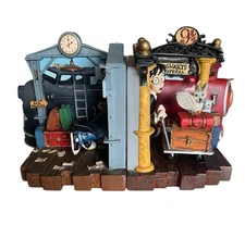 Harry Potter Bookends Platform 9 3/4 Hogwarts Express Warner Bros Studio 2000