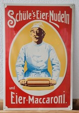 Blechschild - Schüle "Schüle´s Eier-Nudeln und Maccaroni" - aus Sammlung