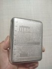 Cigarette Case Leningrad Soviet Vintage Metal Smoking Box Collectible USSR