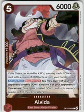 Alvida OP15-003 Rare Adventure on Kami's Island One Piece Foil Near Mint