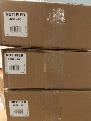 NOTIFIER LCD2-80  LCD REMOTE DISPLAY/CONTROL ANNUNCIATOR NEW