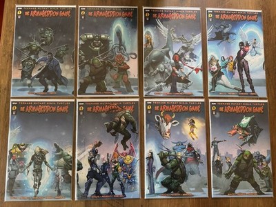 IDW Teenage Mutant Ninja Turtles: The Armageddon Game #1-8  RI Complete Run