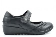 Boulevard Womens Wide Fit Shoes Touch Fastening 3E Extra Wide Shoes EEE Shoes