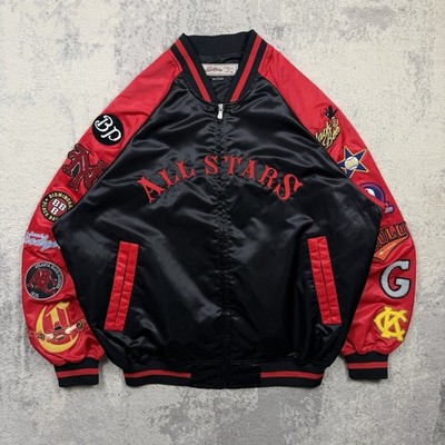 Vintage Negro League JC Freeman & Sons Baseba1l Jacket Large Men s Patches