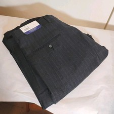 Austin Reed Dress Pants Mens W35xL36 Check Wool Cashmere Unhemmed USA New