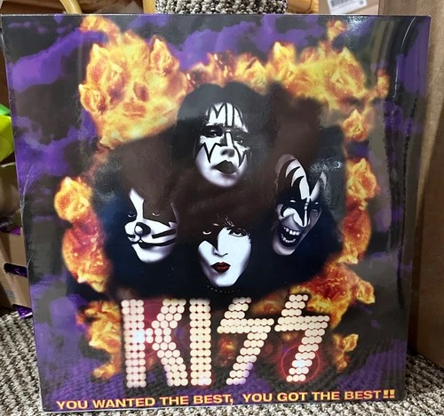 🔥 Kiss You Wanted The Best You Got The Best import colored Vinyl LP SEALED