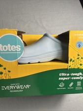 totes Women's Ultra Tough Super Comfy Lightweight Durable Gardening Clog Size 9