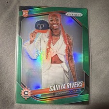 Panini 2025 Prizm WNBA Rookie Variation Saniya Rivers #150 Connecticut Sun