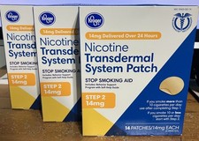 Step Two Nicotine Transdermal System Patch Lot Of 3 14MG 14 Patches Exp 11/26