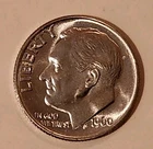 1960 P Roosevelt Dime Uncirculated 90% Silver