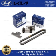 Genuine 2441023800 2443123500 2432123780 Camshaft Chain KIT for Hyundai Kia