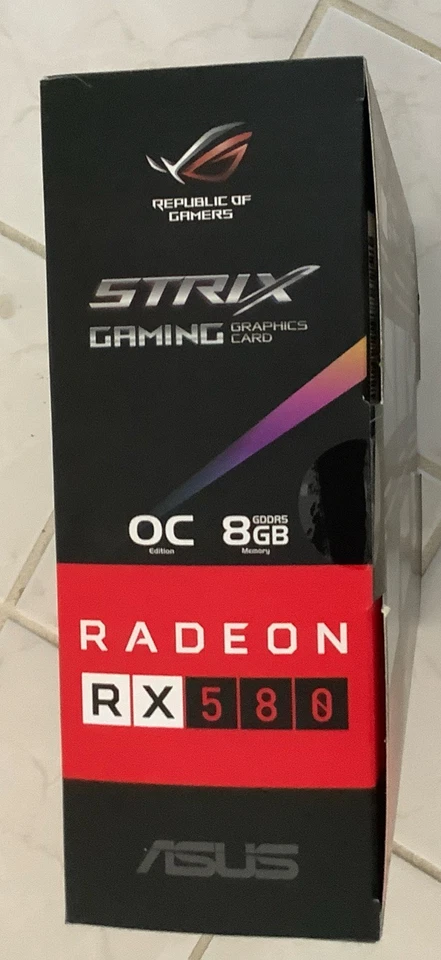 ASUS ROG STRIX RX 580 8GB GDDR5 Gaming Graphics Card ROG-STRIX-RX580-O8G-GAMING - Image 4 of 4