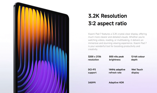 Xiaomi Pad 7 11.2" 144Hz BLUE 8GB RAM 128GB Brand New Sealed UK Version FAST P&P - Picture 7 of 10