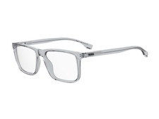 BOSS 1571 KB7 56 Herren Brille Brillenfassung Brillengestell Grau Crystal 142 mm