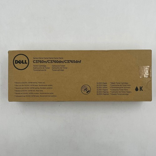 New Dell C3760N Black Toner Cartridge
