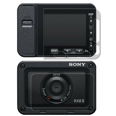 Sony DSC-RX0M2  - (3 Stück) kristallklare Displayschutzfolie