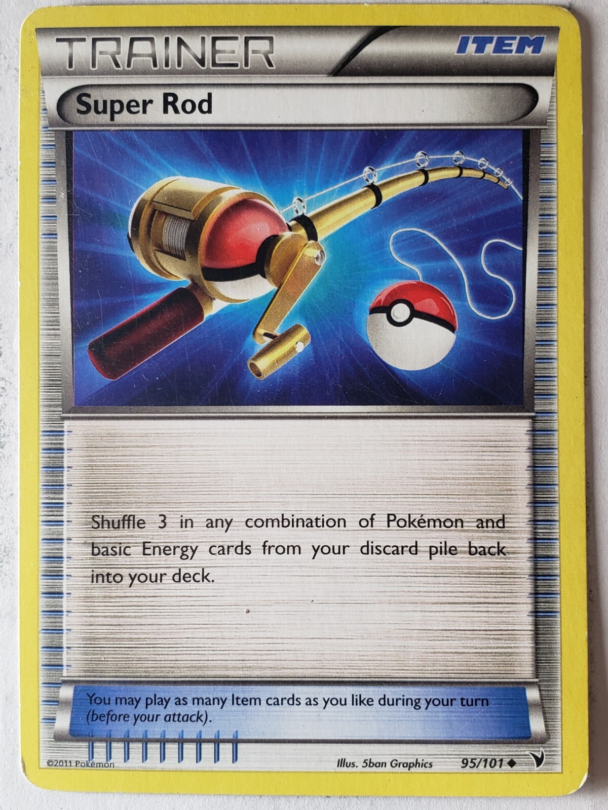 Super Rod 95/101 PL - Noble Victories Pokemon Card $2 Combined Shipping