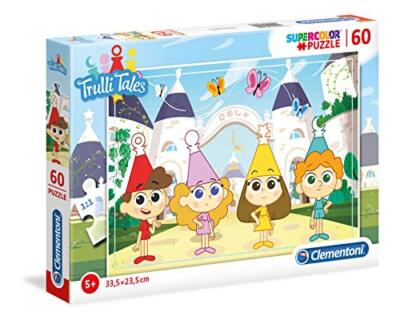 Clementoni 26055 Trulli Tales Clementoni-26055-Supercolor Puzzle Tales-60 Teile,