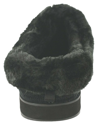 SKECHERS BOBS KEEPSAKES ICE ANGEL FUR SLIPPERS WOMEN SHOES BLACK SIZE 8 NEW - 第 4/5 張圖片
