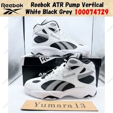Reebok ATR Pump Vertical White Black Grey 100074729 Men's Size