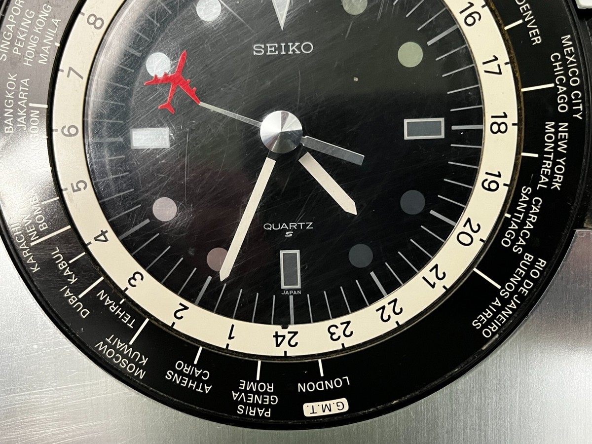 Rare! SEIKO Seikosha Toyota Promo World Time Quartz Desk Rare! SEIKO Seikosha Toyota Promo World Time Quartz Desk