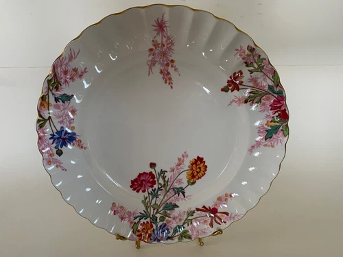 2 Spode Chelsea Garden  Dinner Plates Near Mint 10 5/8" Made in England