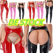 Strumpfhose~Offen Schritt Strapsstrumpfhose Lang Hose Strumpfhose Reizwäsche 4XL