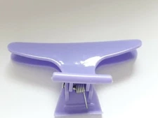 Women Salon Hairdressing Clip Claw  Purple Butterfly Section  Clamp Styling Clip
