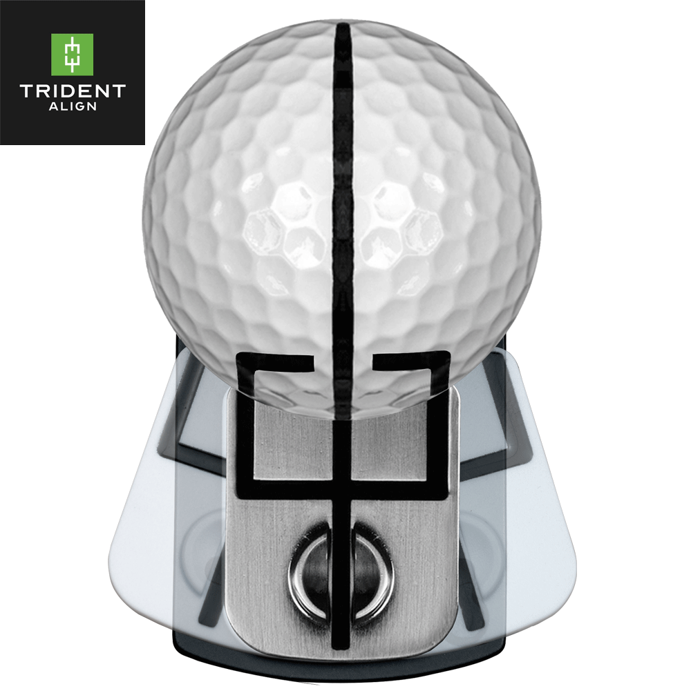 TRIDENT ALIGN FULL METAL SOLO / METAL ADJUSTABLE ALIGNMENT GOLF BALL MARKER