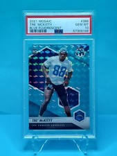 2021 Mosaic Tre' McKitty #386 RC BLUE FLUORESCENT 09/15 PSA 10 GEM MINT