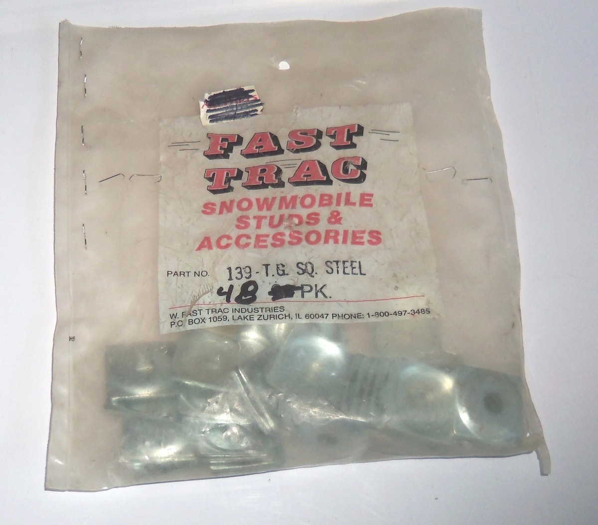 NOS FAST TRAC BACKER SQUARE PLATES 48 PCS 139-TG | eBay
