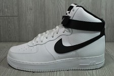 Nuevo Nike Air Force 1 High '07 Zapatos Blanco Negro Nuevo DS CT2303-100 Hombres 11.5 13